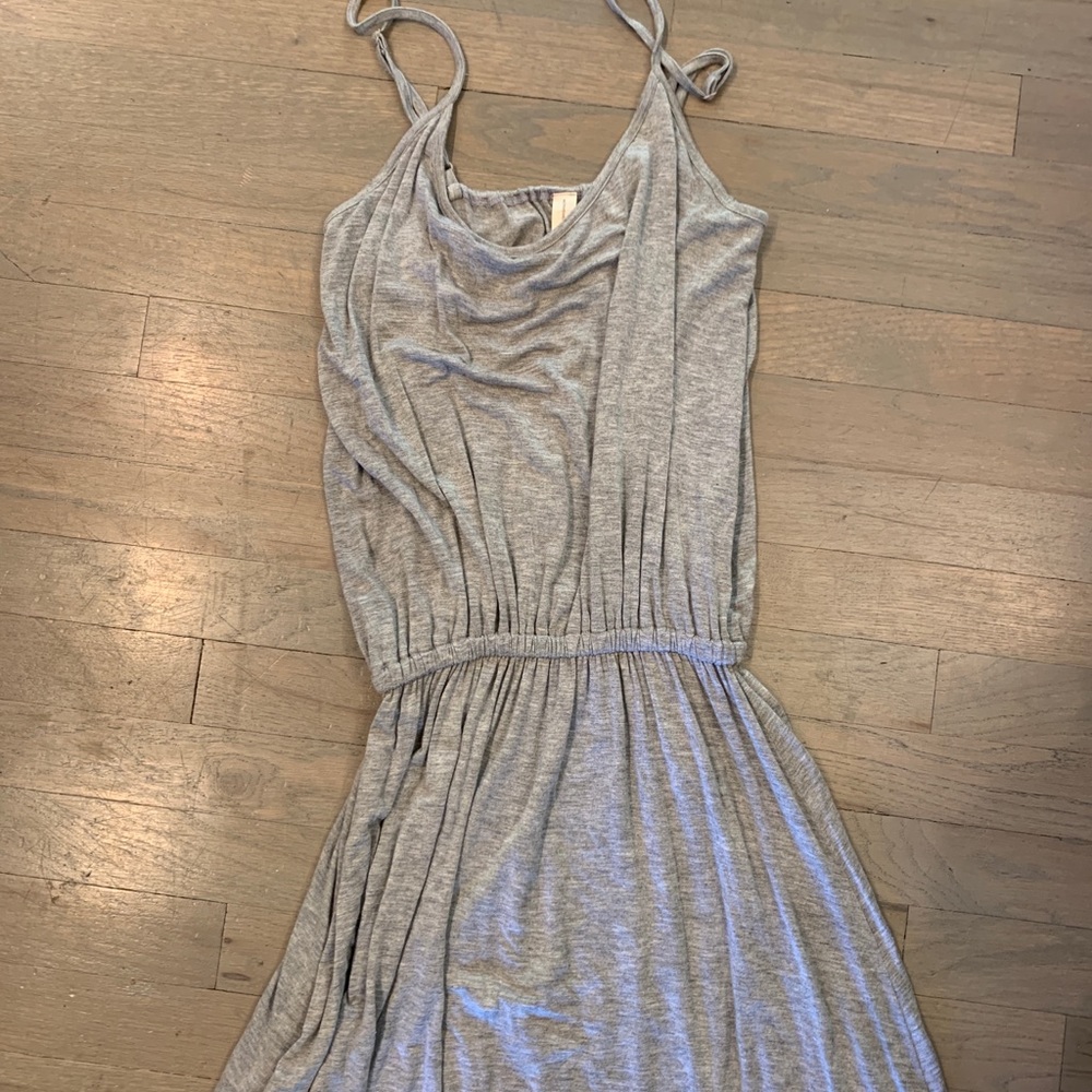 Gray Maxi Tank Dress